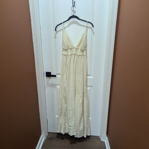 Free People Cream Maxi Dress